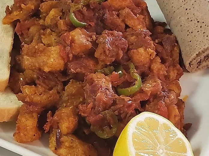 Wonder Ethiopian Restaurant — fish goulash