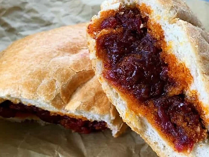 Wonder Ethiopian Restaurant — kitfo sandwich